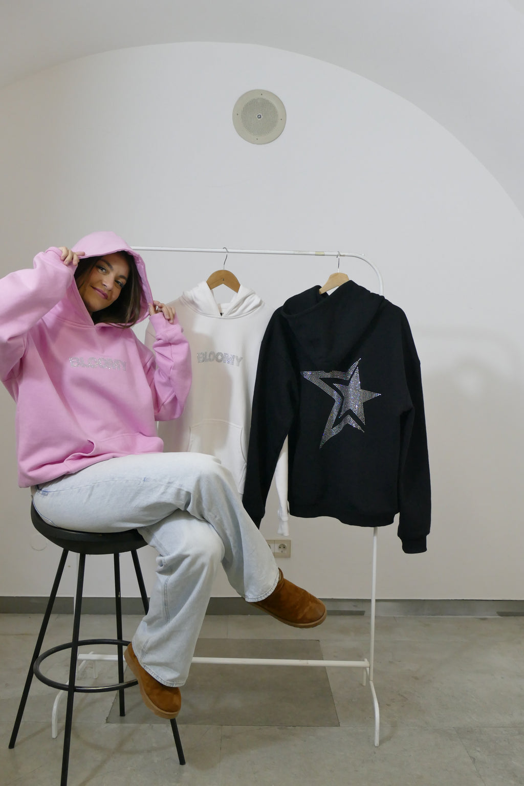 SUDADERA BLOOMY ROSA
