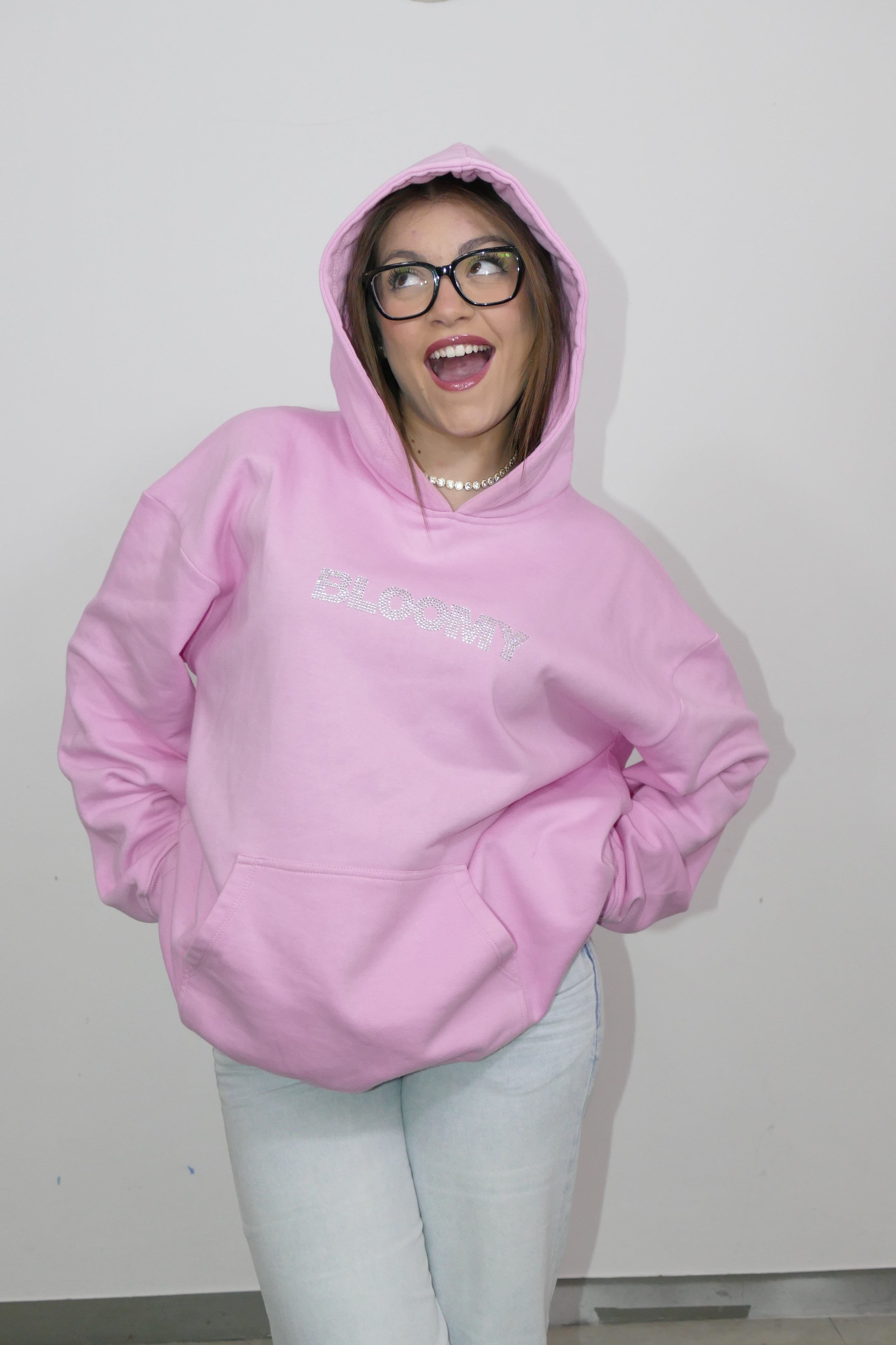 SUDADERA BLOOMY ROSA