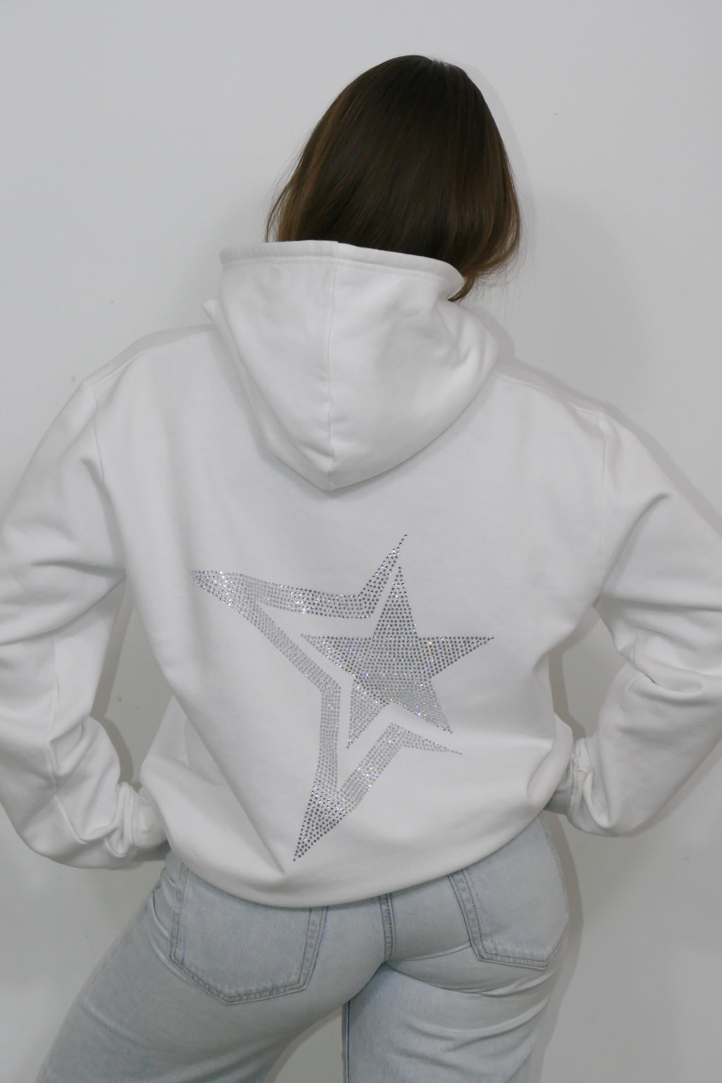 SUDADERA BLOOMY BLANCA