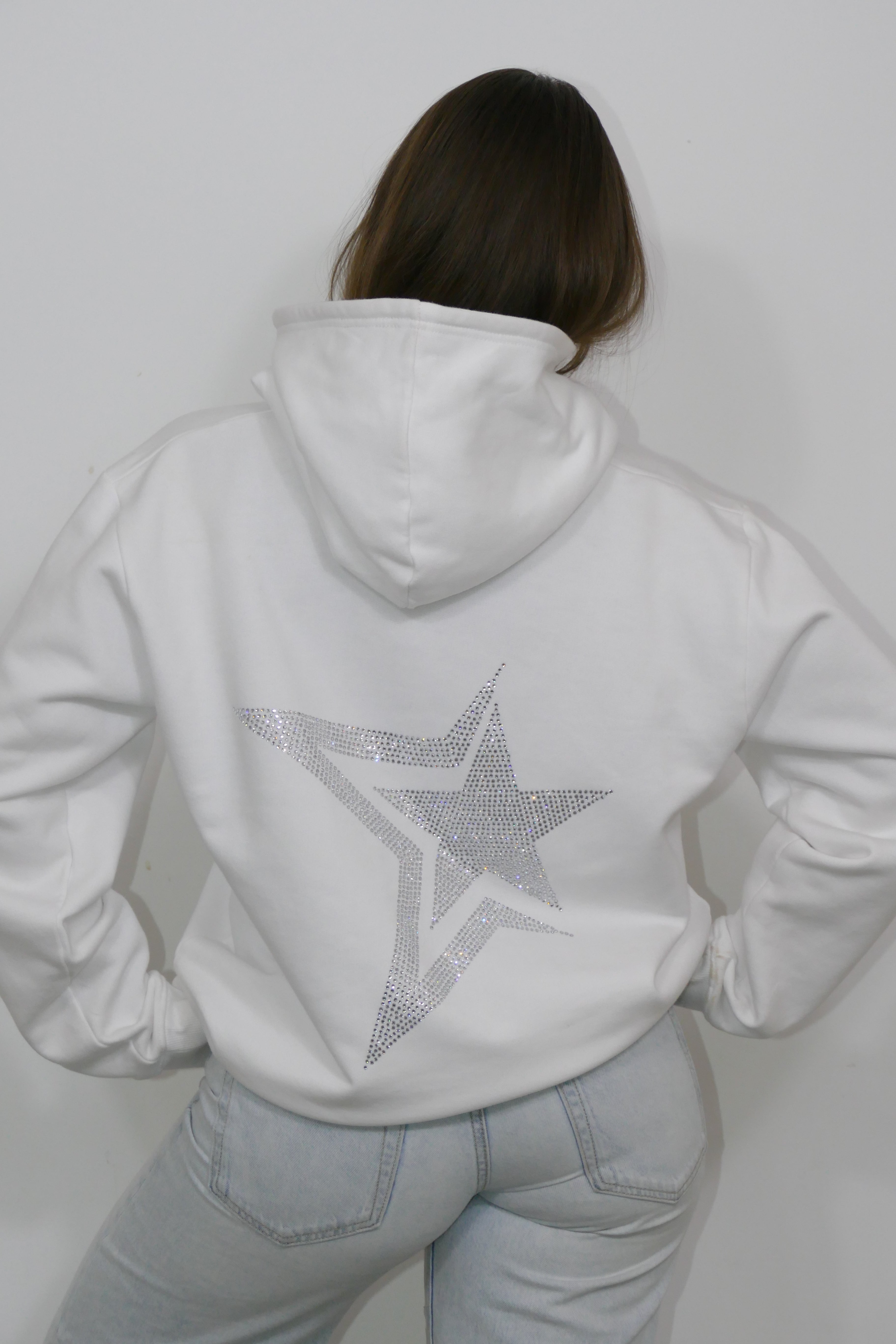 SUDADERA BLOOMY BLANCA